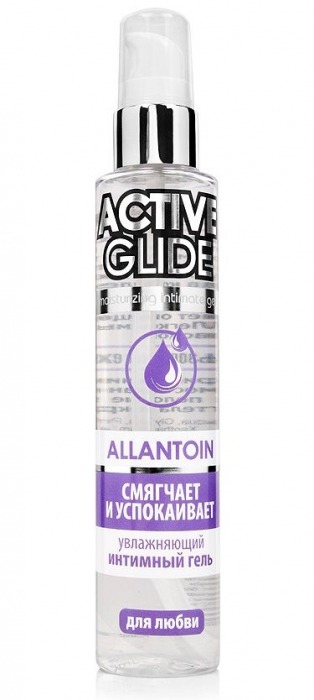 Увлажняющий интимный гель Active Glide Allantoin - 100 гр. - Биоритм - купить с доставкой в Ангарске