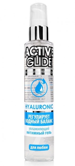 Увлажняющий интимный гель Active Glide Hyaluronic - 100 гр. - Биоритм - купить с доставкой в Ангарске