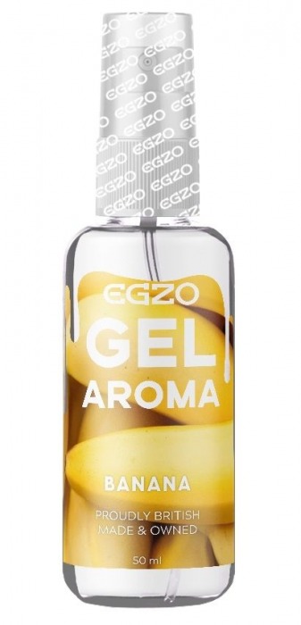 Интимный лубрикант EGZO AROMA с ароматом банана - 50 мл. - EGZO - купить с доставкой в Ангарске