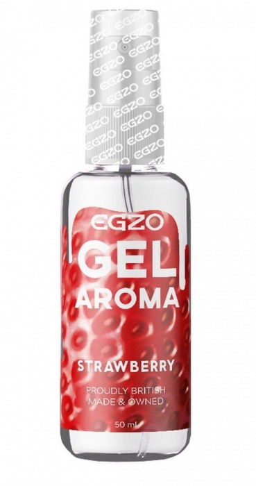 Интимный лубрикант EGZO AROMA с ароматом клубники - 50 мл. - EGZO - купить с доставкой в Ангарске