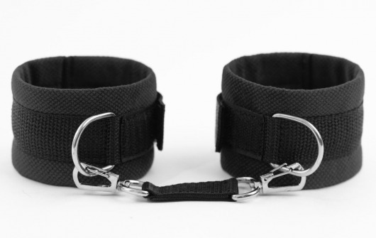 Черные оковы My rules на сцепке - БДСМ Арсенал - купить с доставкой в Ангарске