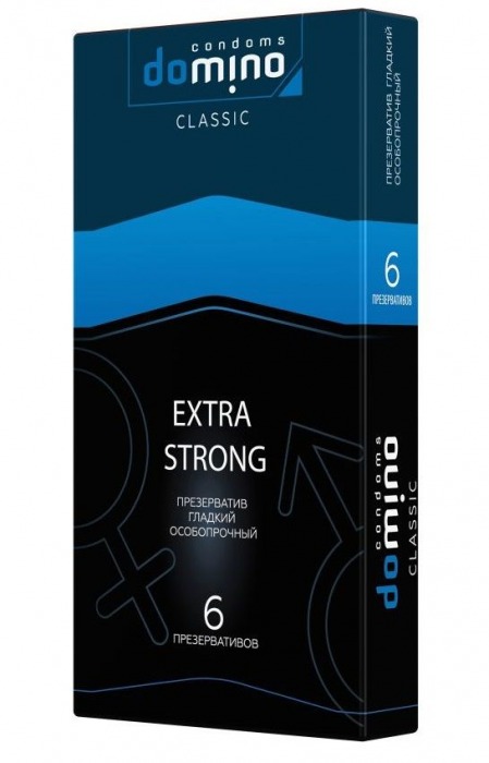 Суперпрочные презервативы DOMINO Extra Strong - 6 шт. - Domino - купить с доставкой в Ангарске