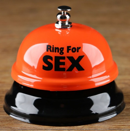 Настольный звонок RING FOR SEX - Сима-Ленд - купить с доставкой в Ангарске