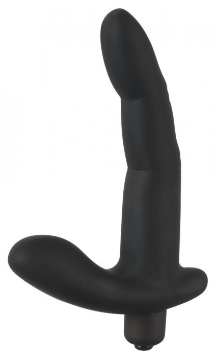 Черный вибромассажер простаты Naughty Finger Prostate Vibe - 13,8 см. - Orion - в Ангарске купить с доставкой