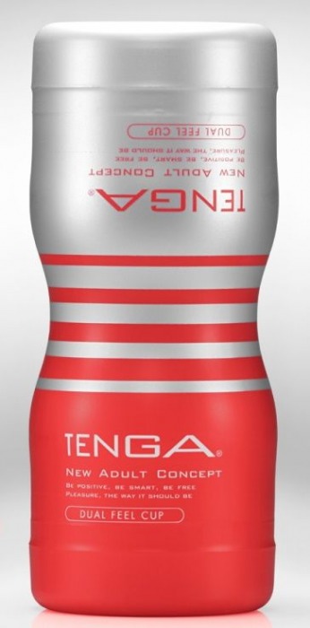 Мастурбатор TENGA Dual Sensation Cup - Tenga - в Ангарске купить с доставкой