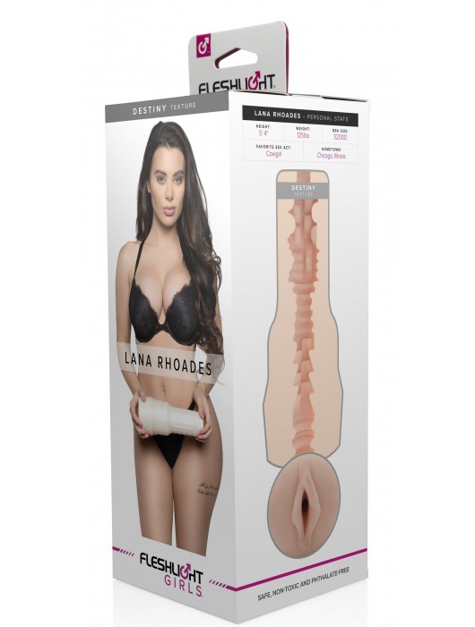 Мастурбатор-вагина Fleshlight Girls - Lana Rhoades Destiny - Fleshlight - в Ангарске купить с доставкой