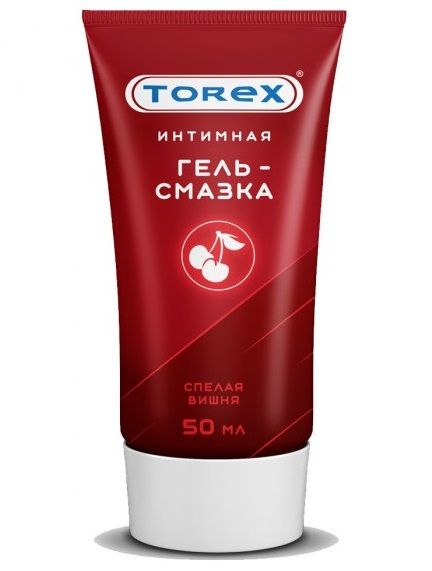 Смазка на водной основе TOREX  Спелая вишня  - 50 мл. - Torex - купить с доставкой в Ангарске