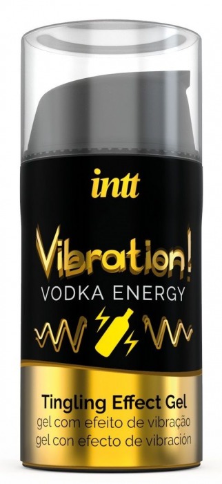 Жидкий интимный гель с эффектом вибрации Vibration! Vodka Energy - 15 мл. - INTT - купить с доставкой в Ангарске