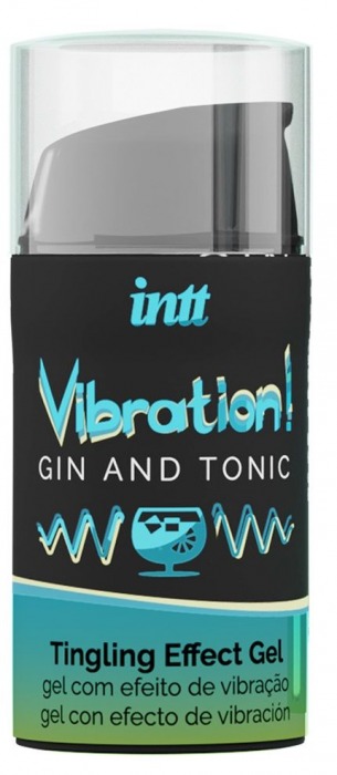 Жидкий интимный гель с эффектом вибрации Vibration! Gin   Tonic - 15 мл. - INTT - купить с доставкой в Ангарске