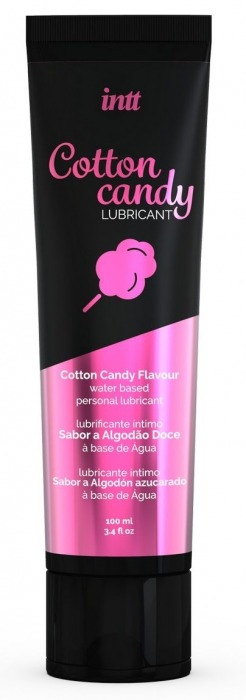 Интимный гель на водной основе Cotton Candy Lubricant - 100 мл. - INTT - купить с доставкой в Ангарске