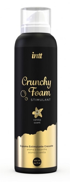 Пенка для массажа Crunchy Foam Stimulant Vanilla - 100 мл. - INTT - купить с доставкой в Ангарске