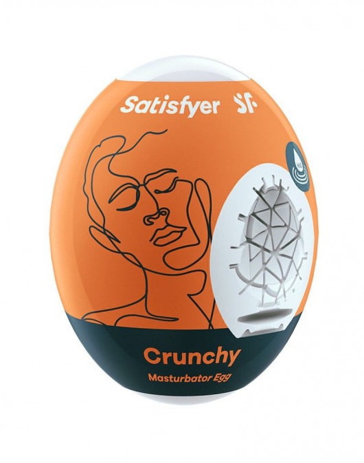 Мастурбатор-яйцо Satisfyer Crunchy Mini Masturbator - Satisfyer - в Ангарске купить с доставкой