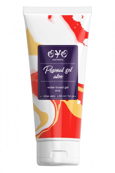 Анальная смазка на водной основе OYO Personal Gel Aloe - 50 мл. - OYO - купить с доставкой в Ангарске