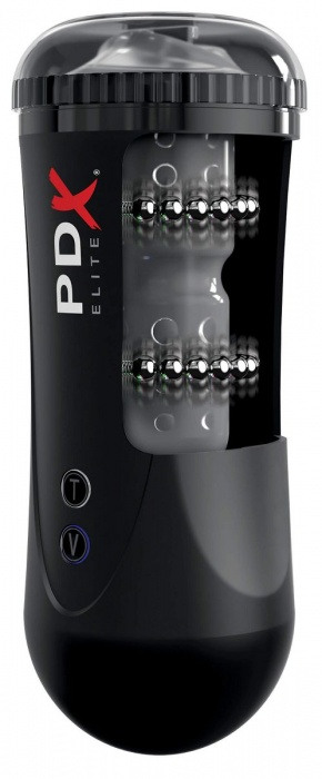 Черный автоматический мастурбатор-ротик Moto Stroker - Pipedream - в Ангарске купить с доставкой