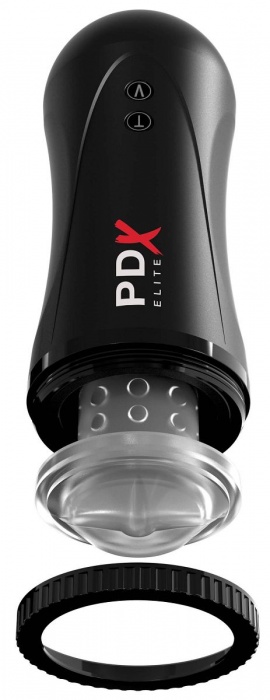 Черный автоматический мастурбатор-ротик Moto Stroker - Pipedream - в Ангарске купить с доставкой