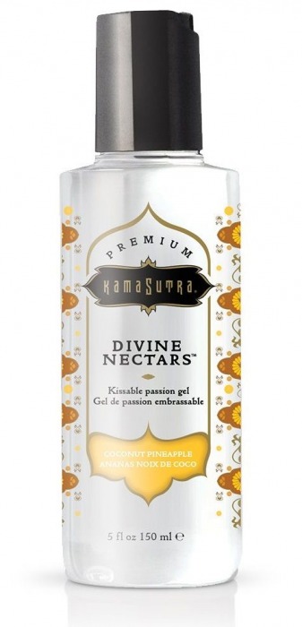 Гель-лубрикант на водной основе Divine Nectars Vanilla с ароматом ванили - 150 мл. - Kama Sutra - купить с доставкой в Ангарске