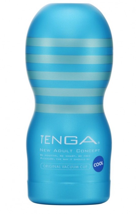 Мастурбатор с охлаждающей смазкой TENGA Original Vacuum Cup Cool - Tenga - в Ангарске купить с доставкой