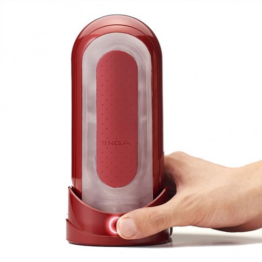 Красный мастурбатор Flip Zero Red   Warmer с подогревом - Tenga - в Ангарске купить с доставкой
