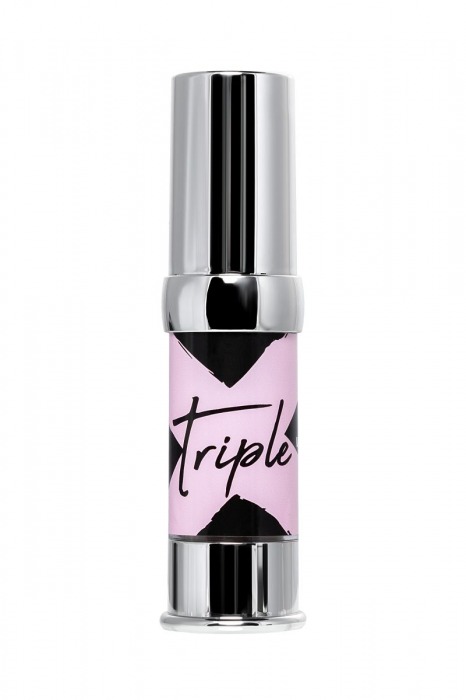 Возбуждающий гель с эффектом вибрации и охлаждения Triple X 3 in 1 Unisex Pleasure Enhancer Gel - 15 мл. - Secret Play - купить с доставкой в Ангарске