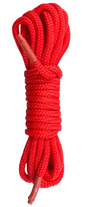 Красная веревка для связывания Nylon Rope - 5 м. - Easy toys - купить с доставкой в Ангарске