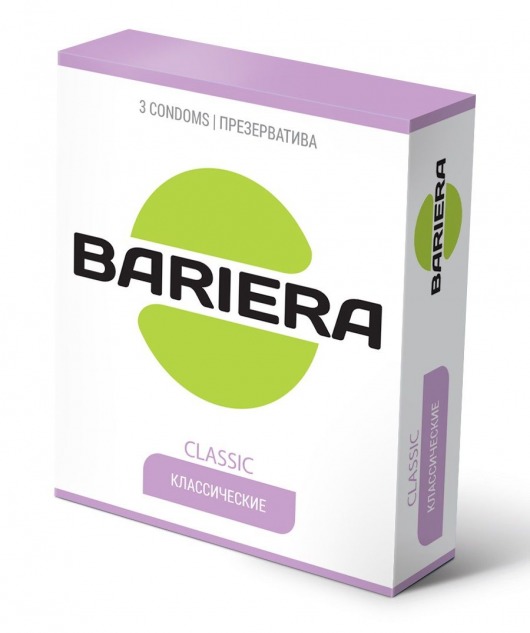 Классические презервативы Bariera Classic - 3 шт. - Bariera - купить с доставкой в Ангарске