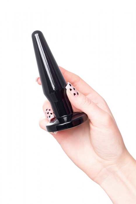 Черная анальная втулка Gemini α - 12 см. - POPO Pleasure