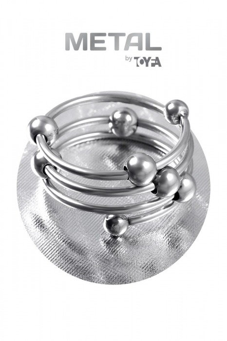 Большое металлическое кольцо под головку пениса - ToyFa - купить с доставкой в Ангарске