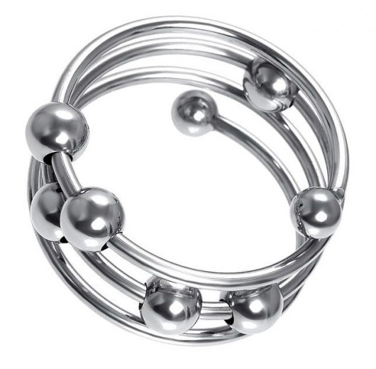 Большое металлическое кольцо под головку пениса - ToyFa - купить с доставкой в Ангарске
