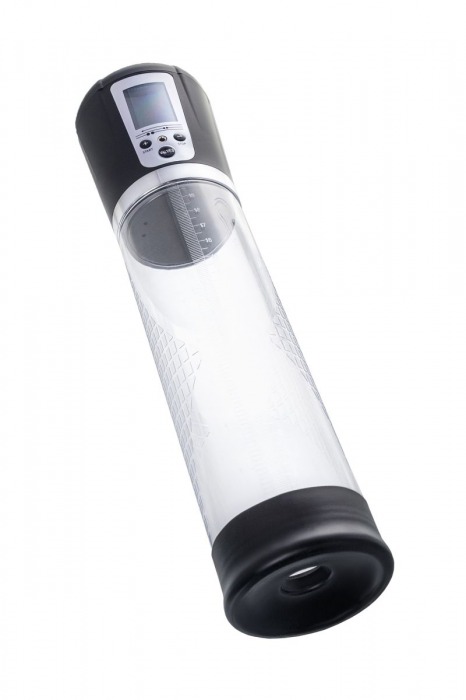 Прозрачная автоматическая помпа для пениса Alrik - Sexus - в Ангарске купить с доставкой