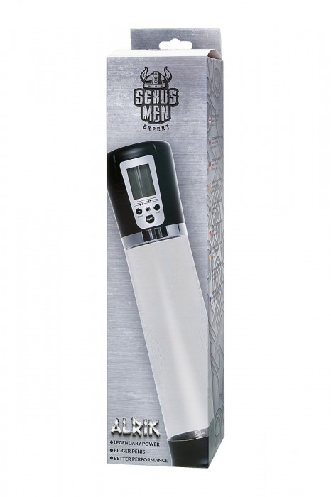 Прозрачная автоматическая помпа для пениса Alrik - Sexus - в Ангарске купить с доставкой