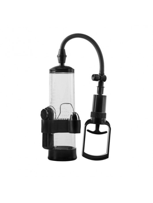 Прозрачная вакуумная помпа с вибрацией Vibrating Penis Pump - Dream Toys - в Ангарске купить с доставкой