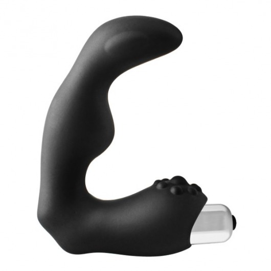 Черный вибромассажер простаты FantASStic Vibrating Prostate Massager - 11,3 см. - Dream Toys - в Ангарске купить с доставкой