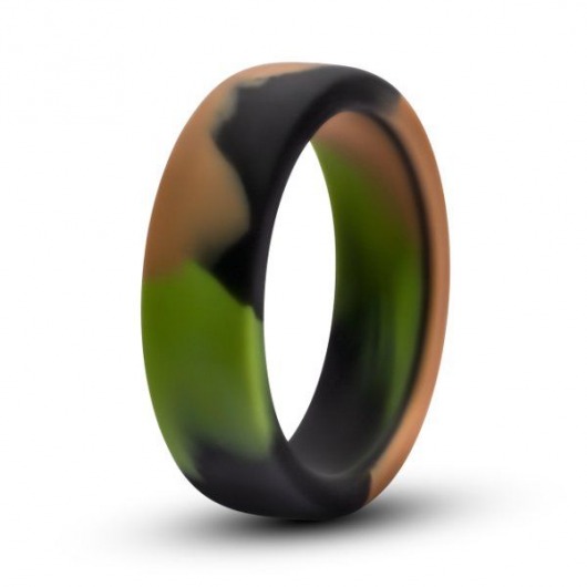 Эрекционное кольцо камуфляжной расцветки Silicone Camo Cock Ring - Blush Novelties - в Ангарске купить с доставкой