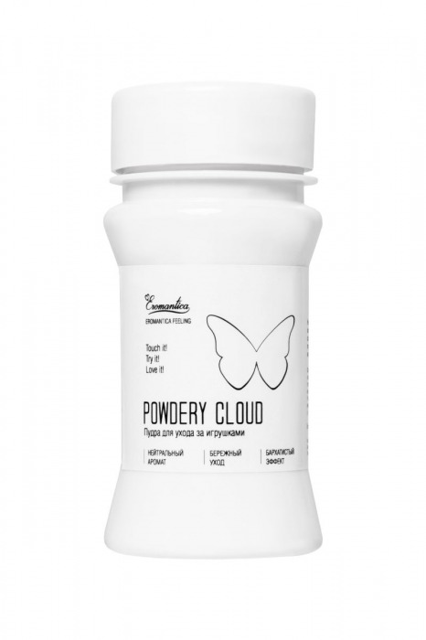 Пудра для ухода за игрушками Powdery Cloud с нейтральным ароматом - 40 гр. - Eromantica - купить с доставкой в Ангарске