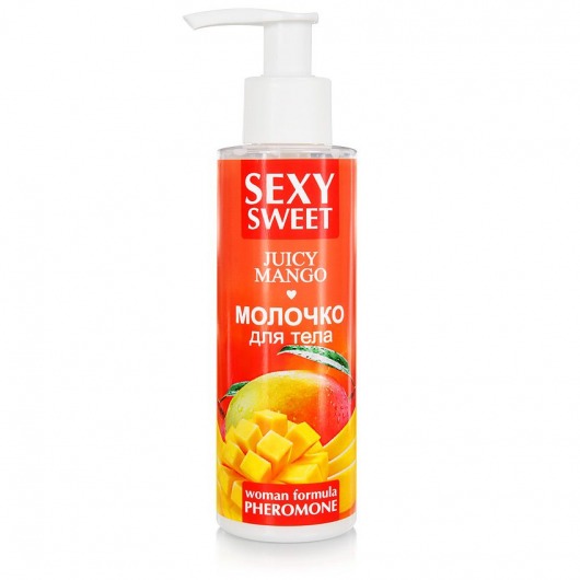 Молочко для тела с феромонами и ароматом манго Sexy Sweet Juicy Mango - 150 гр. -  - Магазин феромонов в Ангарске