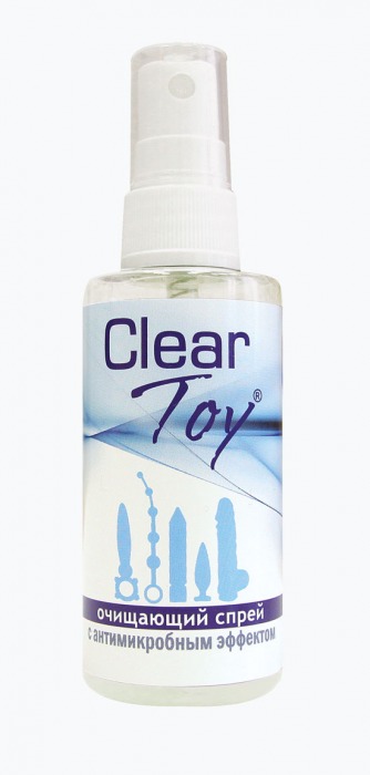 Очищающий спрей Clear Toy с антимикробным эффектом - 100 мл. - Биоритм - купить с доставкой в Ангарске