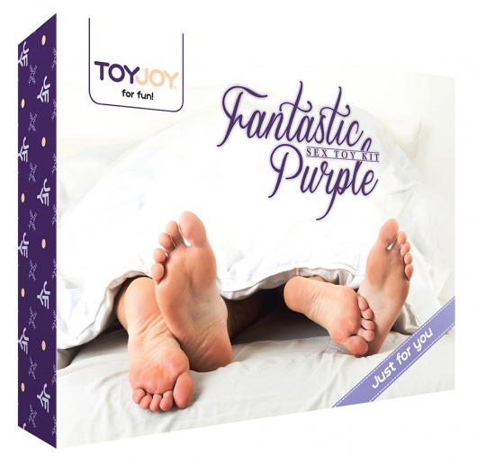 Эротический набор FANTASTIC PURPLE SEX TOY KIT - Toy Joy - купить с доставкой в Ангарске