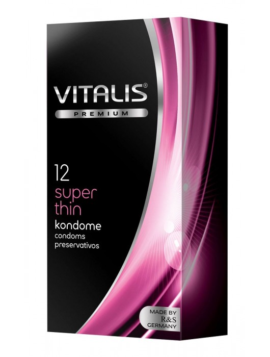 Ультратонкие презервативы VITALIS PREMIUM super thin - 12 шт. - Vitalis - купить с доставкой в Ангарске