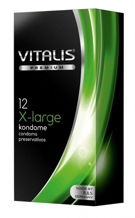 Презервативы увеличенного размера VITALIS PREMIUM x-large - 12 шт. - Vitalis - купить с доставкой в Ангарске