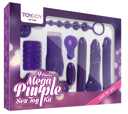 Эротический набор Toy Joy Mega Purple - Toy Joy - купить с доставкой в Ангарске