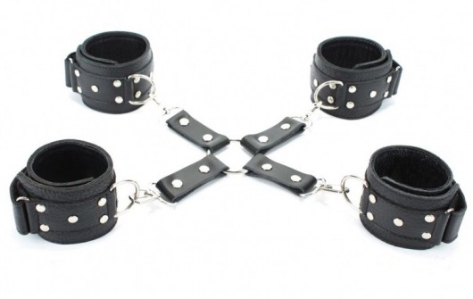 Комплект фиксаторов для рук и ног - БДСМ Арсенал - купить с доставкой в Ангарске