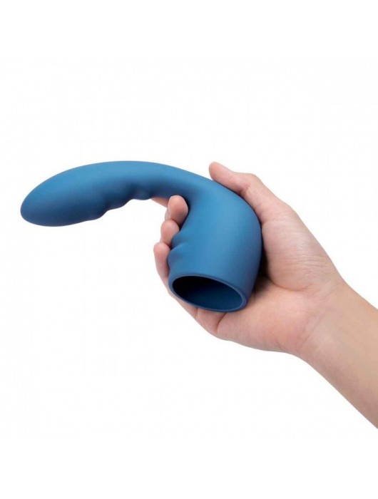 Синяя насадка Flexi для вибратора Le Wand Petite - Le Wand