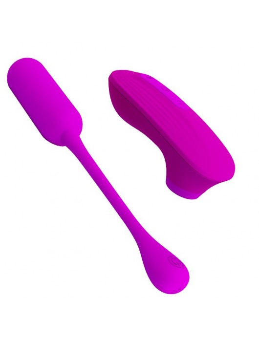 Набор вибростимуляторов Curupira: вакуумный массажер и виброяйцо - Baile