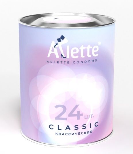 Классические презервативы Arlette Classic - 24 шт. - Arlette - купить с доставкой в Ангарске