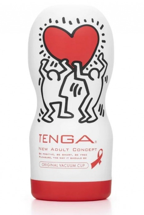 Мастурбатор Keith Haring Cup Deep Throat - Tenga - в Ангарске купить с доставкой