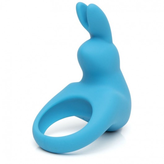 Голубое эрекционное виброкольцо Happy Rabbit Rechargeable Rabbit Cock Ring - Happy Rabbit - в Ангарске купить с доставкой