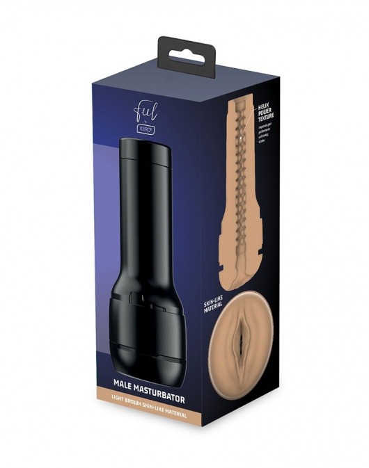 Телесный мастурбатор-вагина Feel Stroker - Kiiroo - в Ангарске купить с доставкой