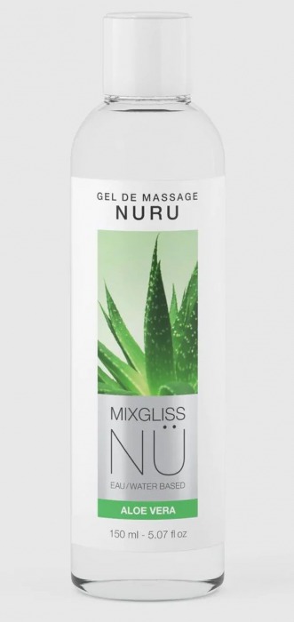 Массажный гель на водной основе Mixgliss NU Aloe Vera - 150 мл. - Mixgliss - купить с доставкой в Ангарске