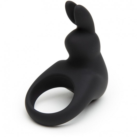 Черное эрекционное виброкольцо Happy Rabbit Rechargeable Rabbit Cock Ring - Happy Rabbit - в Ангарске купить с доставкой