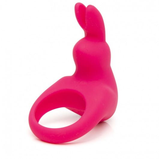 Розовое эрекционное виброкольцо Happy Rabbit Rechargeable Rabbit Cock Ring - Happy Rabbit - в Ангарске купить с доставкой